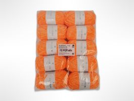RICO DESIGN flauschiges Garn Neon Orange 10 Stk.