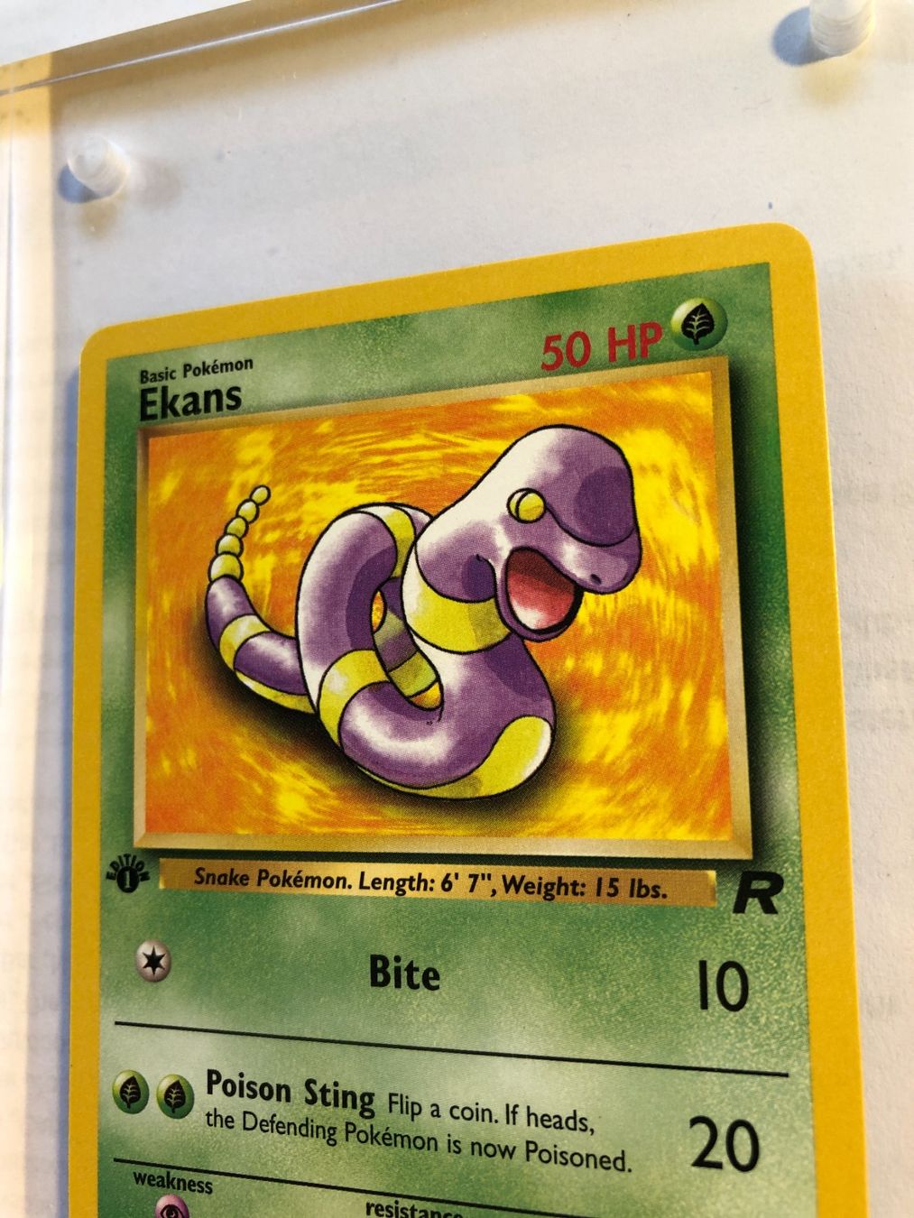 Cartes à collectionner: Ekans 1st Team Rocket - MINT - ab 1.- – D'occasion à Giubiasco par dan_pr8b 3