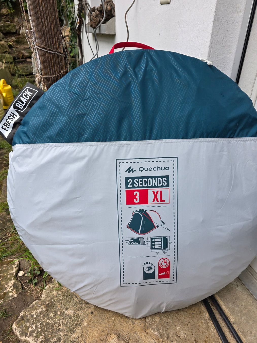 Quechua 3 Personen Wurfzelt XL fresh and black neuwertig (Neu (gemss  Beschreibung)) in Dielsdorf fr CHF 65  nur Abholung auf Ricardo kaufen