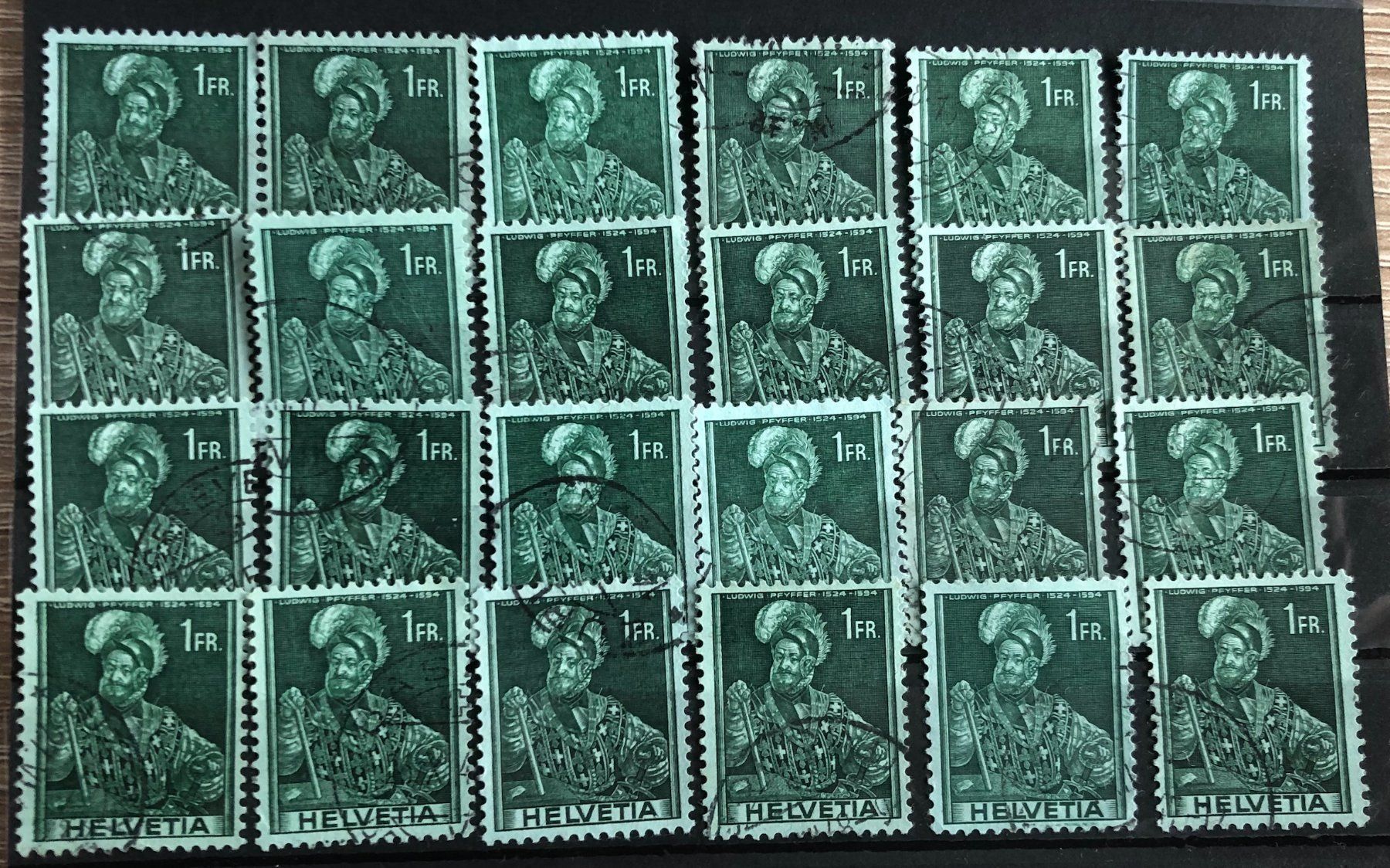 Tutti i francobolli: Nr.248 Lot mit Stempel – Usato da Aarau venduto da Billa007