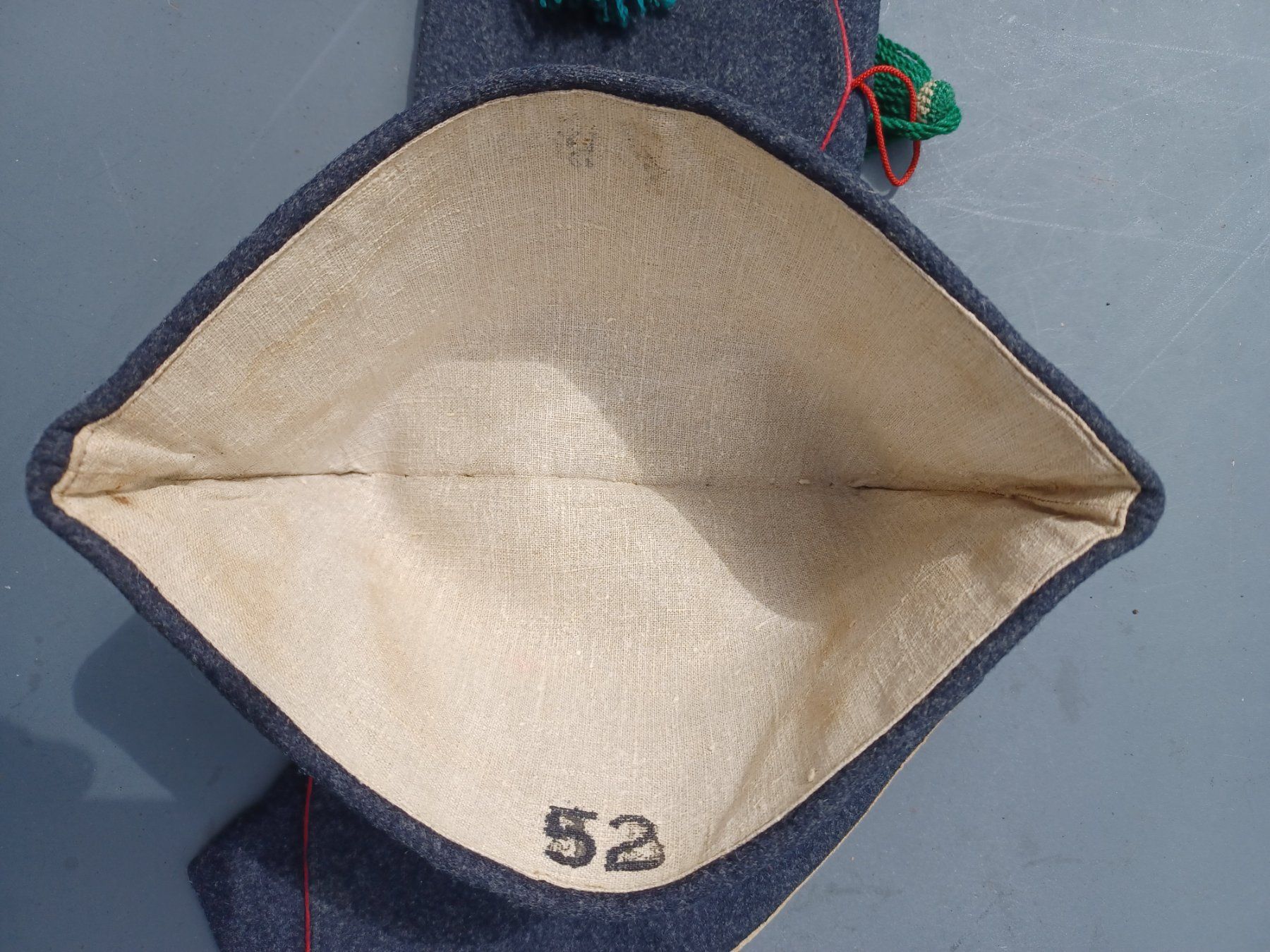 Schweizer Armee Uniformen: 5 Feldmützen "Schnitz" Ord. 1875 – Gebraucht aus Horw von Mikesch108 7