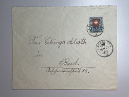 Schweiz 1923, Pro Juventute, 25.IV.23, Lampenberg nach Basel