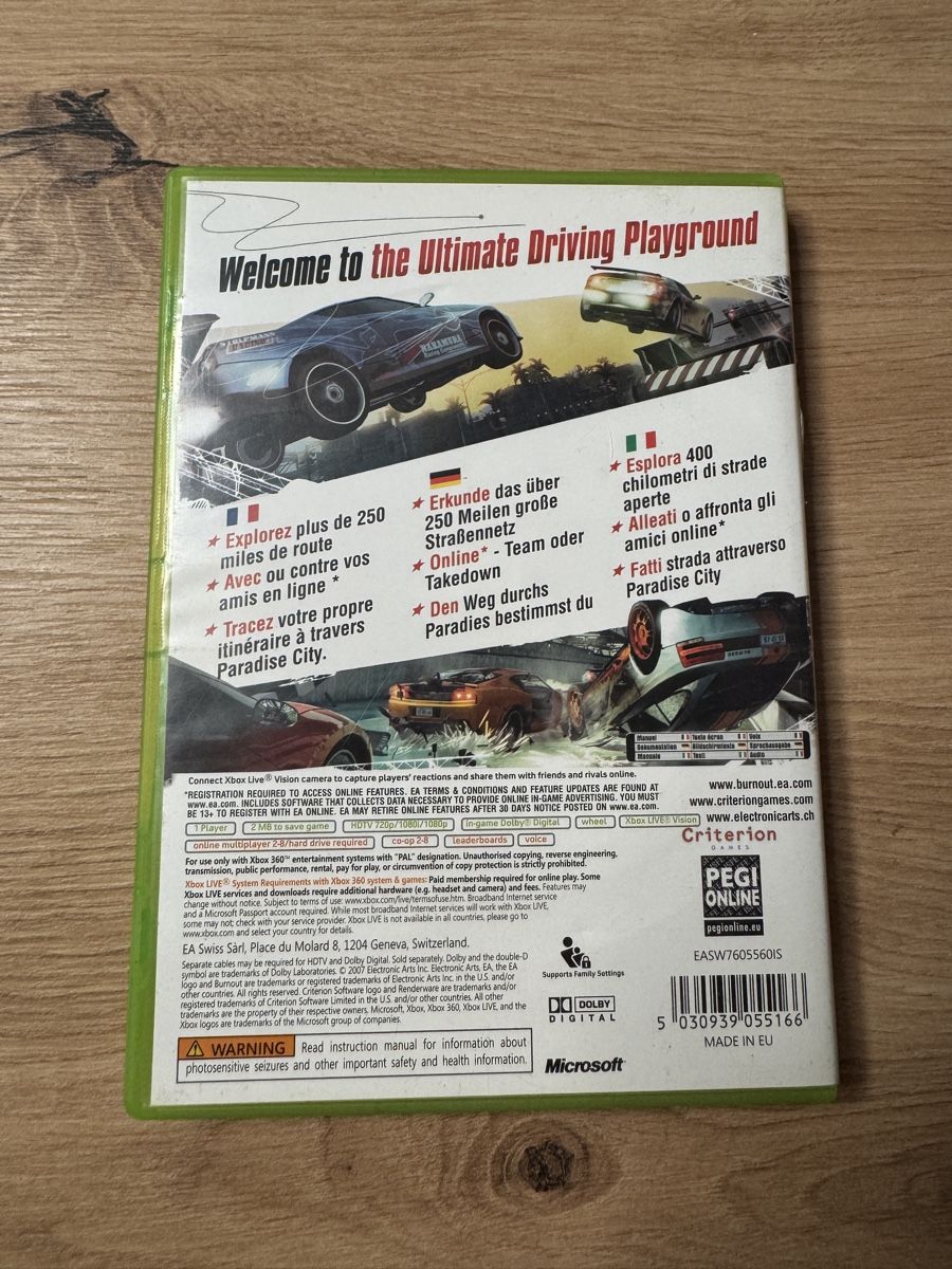 Microsoft Giochi: Xbox 360 Spiel - Burnout Paradise – Usato da Biberist venduto da etesummer 1