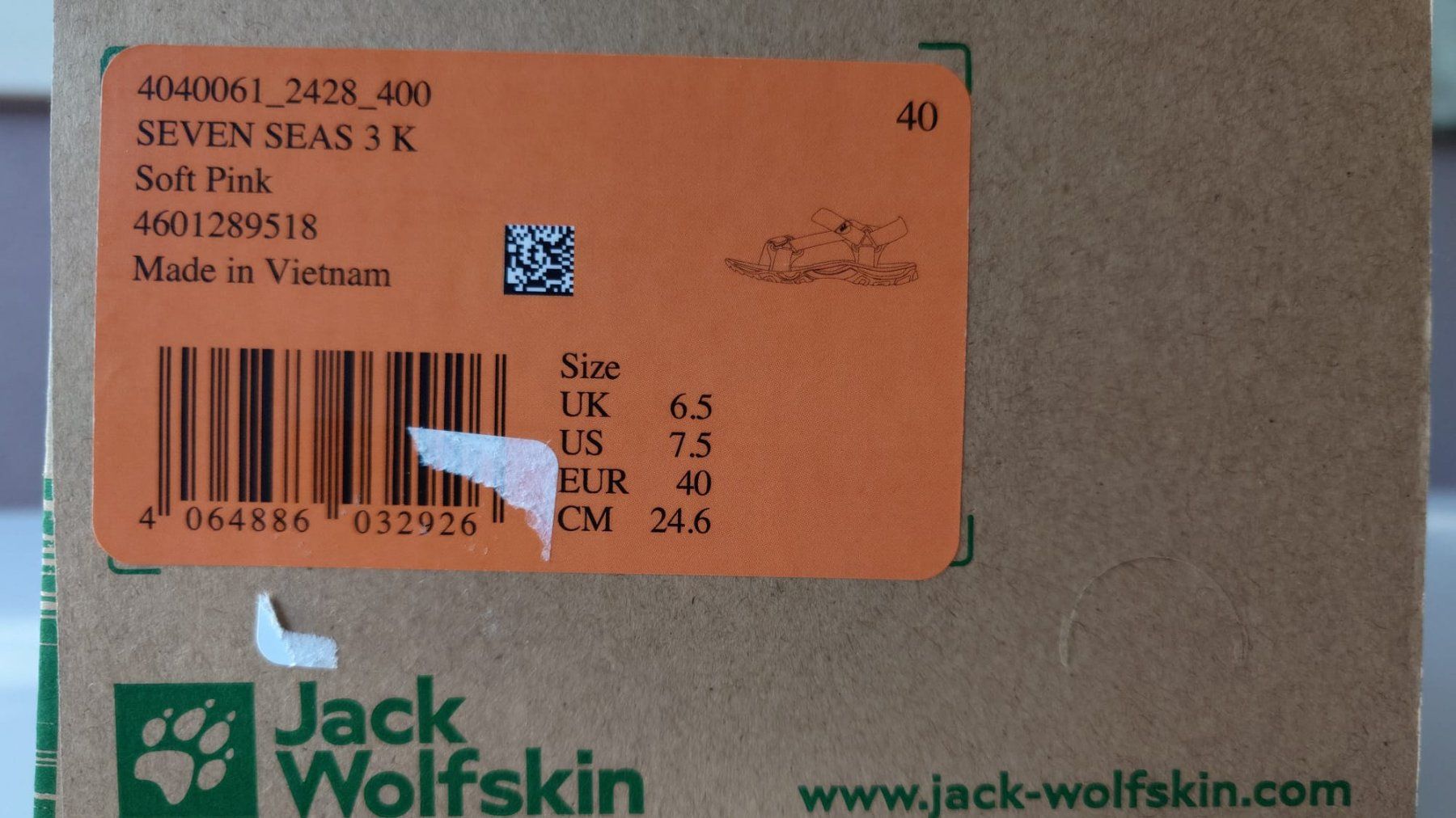 Jack Wolfskin Scarpe da donna: Jack Wolfskin Seven Seas 3 K Grösse 40 – Nuovo e nell'imballaggio originale da Riehen venduto da katep75 2