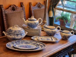 Villeroy & Boch Burgenland Blau Saar Konvolut