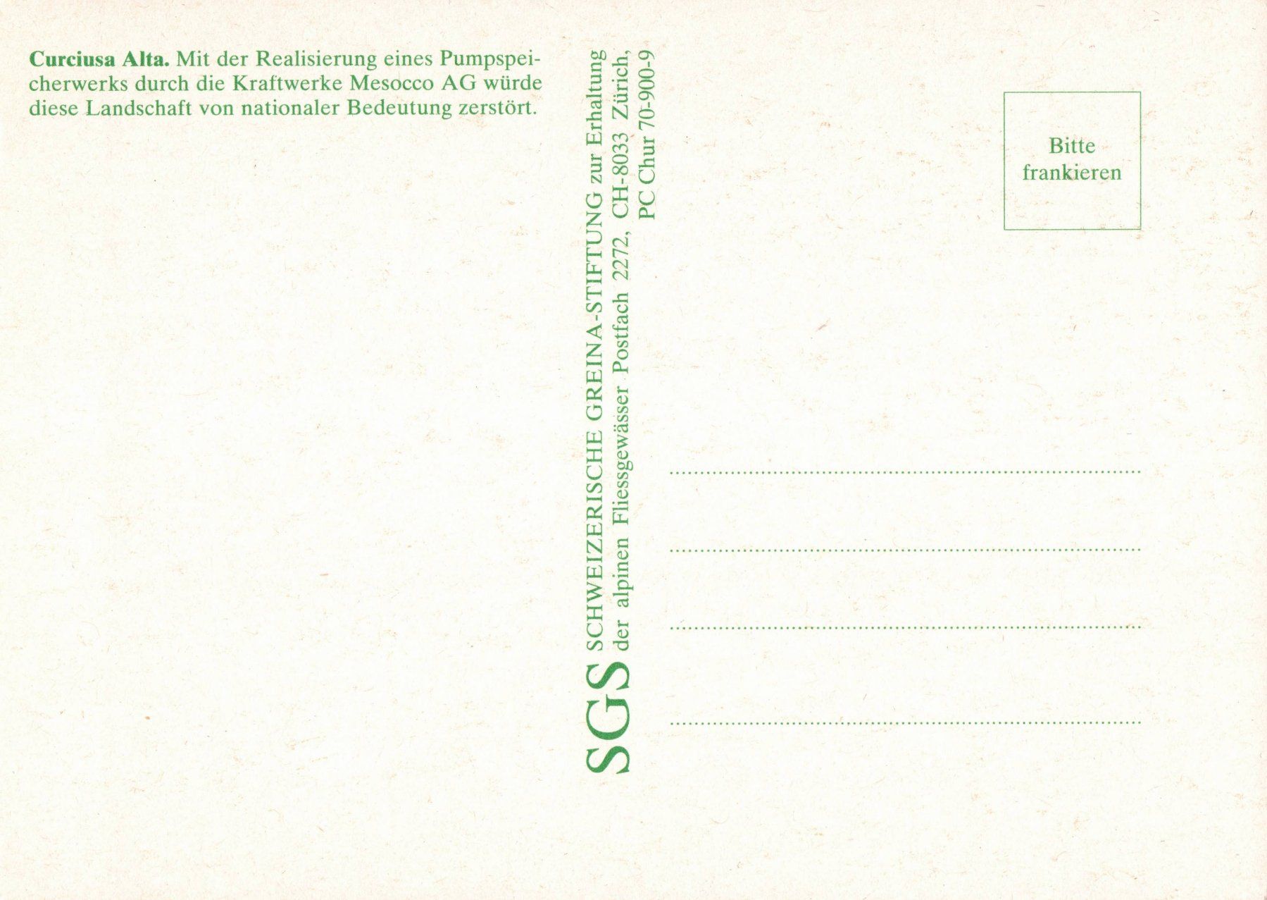 Cartoline postali: Alte Ansichtskarte Curciusa Alta mit Gletscher, top! – Nuovo (secondo la descrizione) da Zürich venduto da axolottchen 1