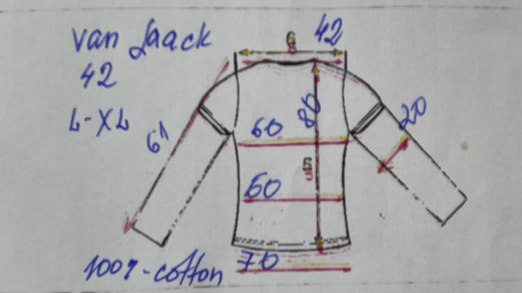 Cos Camicette: VAN JAACK L XL /NP175CHF Cotton Batist – Nuovo (secondo la descrizione) da Kölliken venduto da Prscoo 8