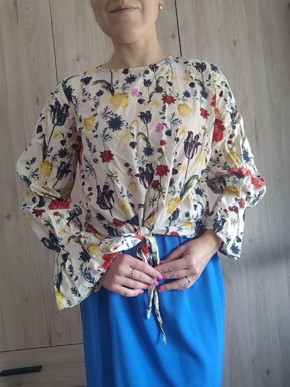 Camicette: Blouse floral print tie front size S – Usato da Mägenwil venduto da VintageGirly 2