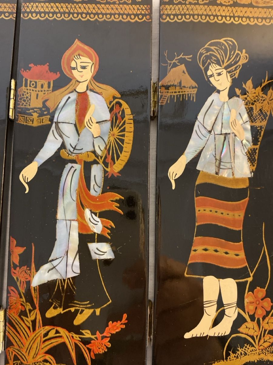 Tutte le decorazioni: Kleiner Asiatischer Wandschirm 6-teilig – Usato da sursee venduto da trilli-tralli 9