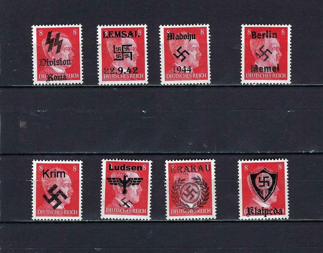 Tous les timbres: Hitler mit Aufdruck ** – Neuf avec emballage d'origine à Altstätten SG par Nandodax