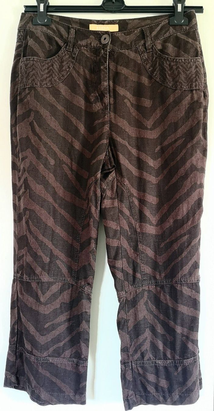 Biba Hosen: BIBA - 3/4 Leinenhose braun – Neu (gemäss Beschreibung) aus Widnau von Schurlibua 1