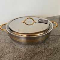 SIGG Servierpfanne mit Deckel 25cm - mit Gold - ungebraucht
