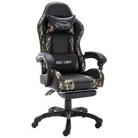  Gaming-Stuhl mit Fußstütze  Kunstleder