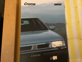 Fiat Croma Faltprospekt Mai 1993