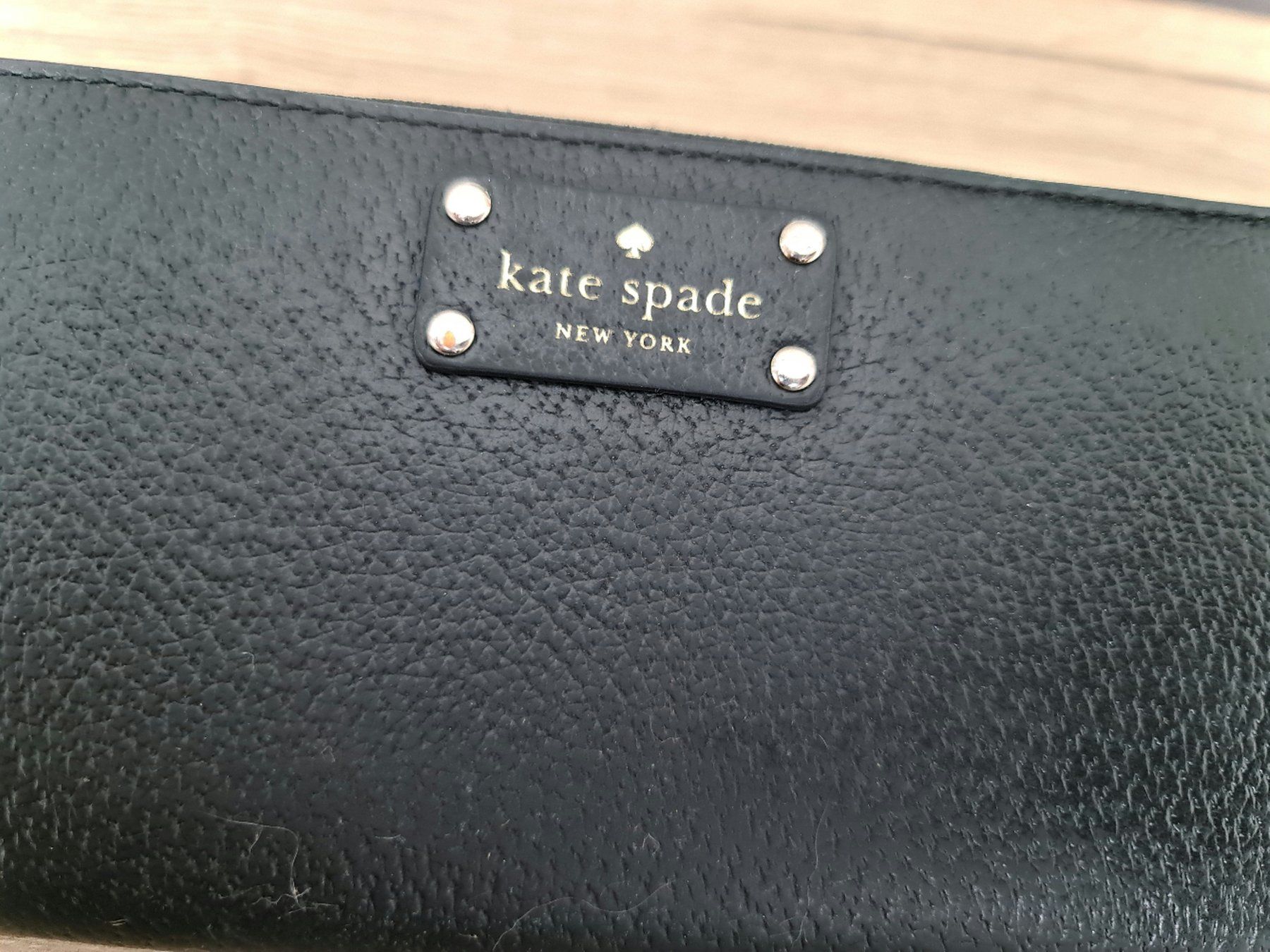 Kate Spade Portemonnaie: Kate Spade Geldbörse, Leder, schwarz – Gebraucht aus Niederrohrdorf von yan_zkz6 2