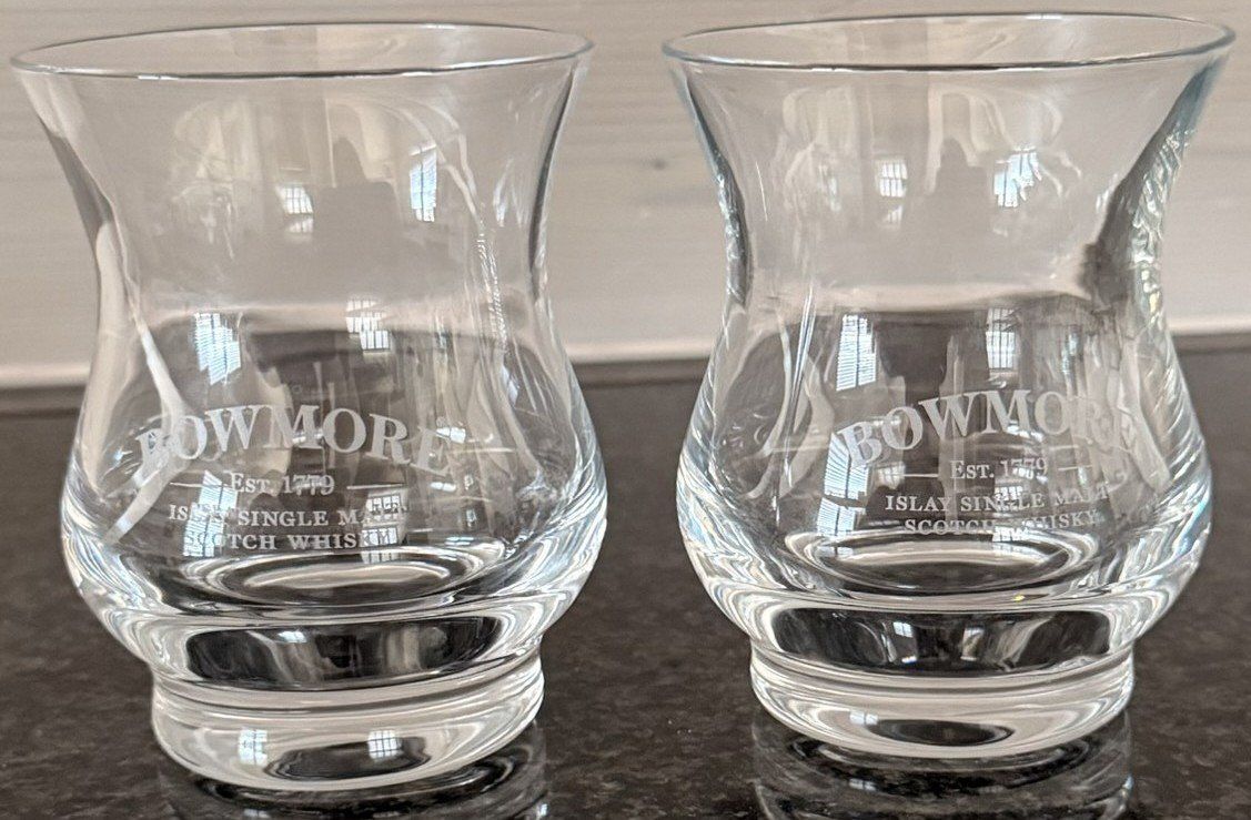 Verres: 2 Bowmore Whisky Gläser – D'occasion à Lommis par manmarmi