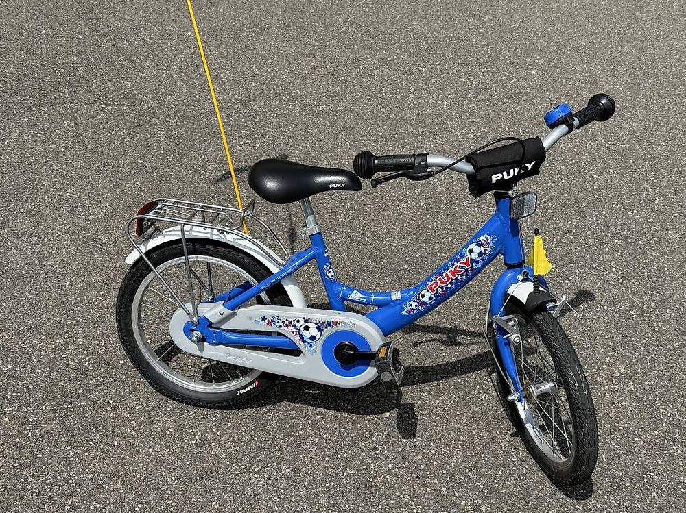 Puky Aluframe SL-X 16 Zoll Kinderfahrrad blau - Top Zustand (Gebraucht) in  Kilchberg ZH fr CHF 115  nur Abholung auf Ricardo kaufen
