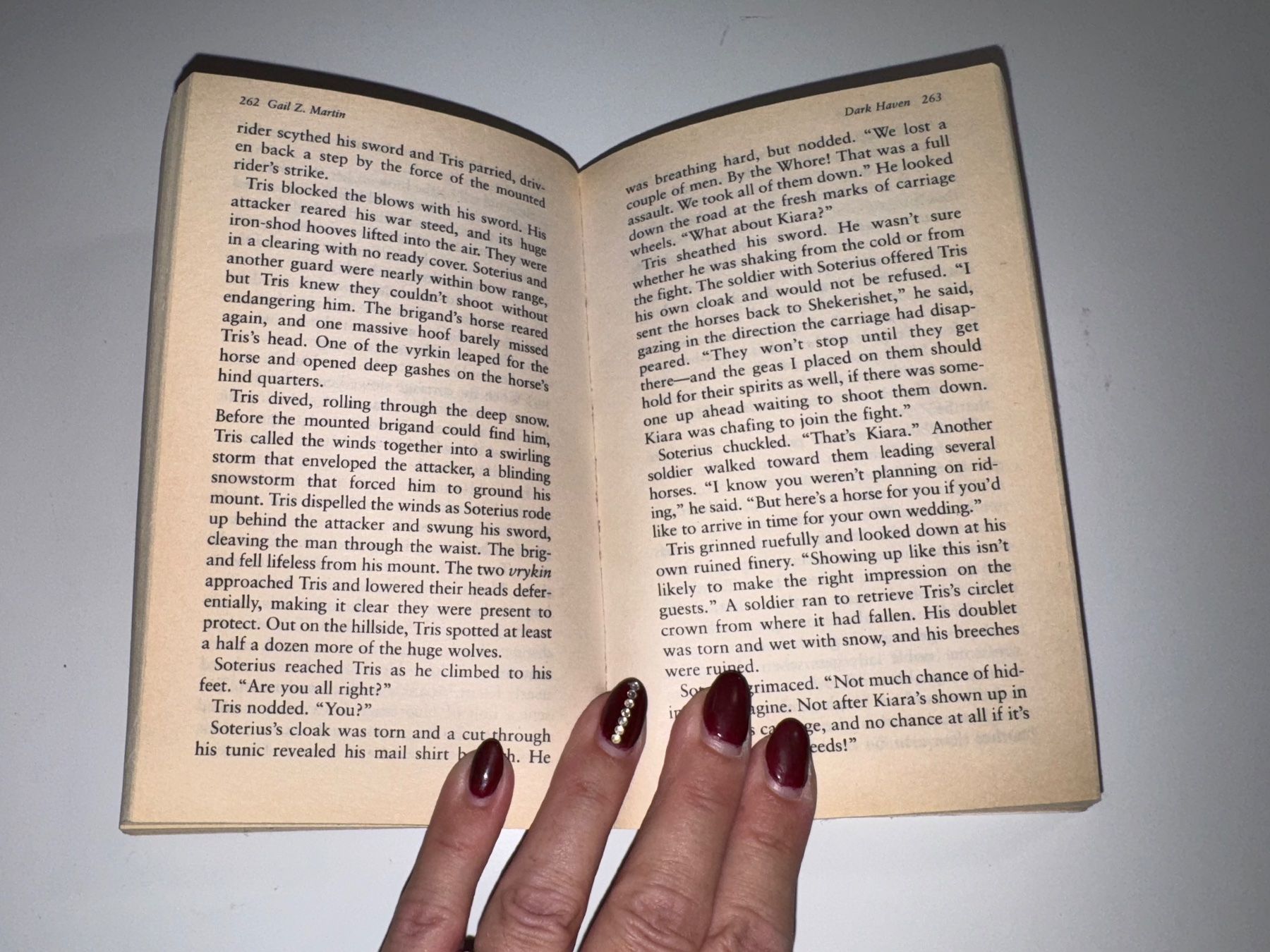 Libri: NOVEL: Gail Z. Martin, Dark haven – Usato da Grosswangen venduto da English_books 5