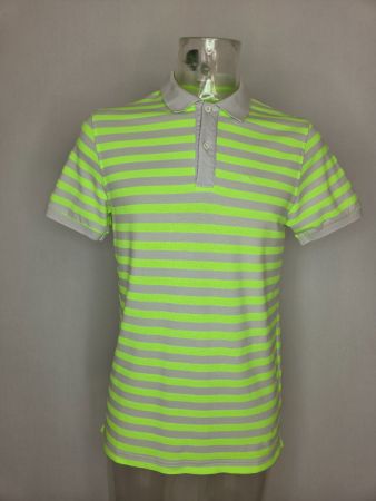 Sun68 Streifen Polo Shirt - M