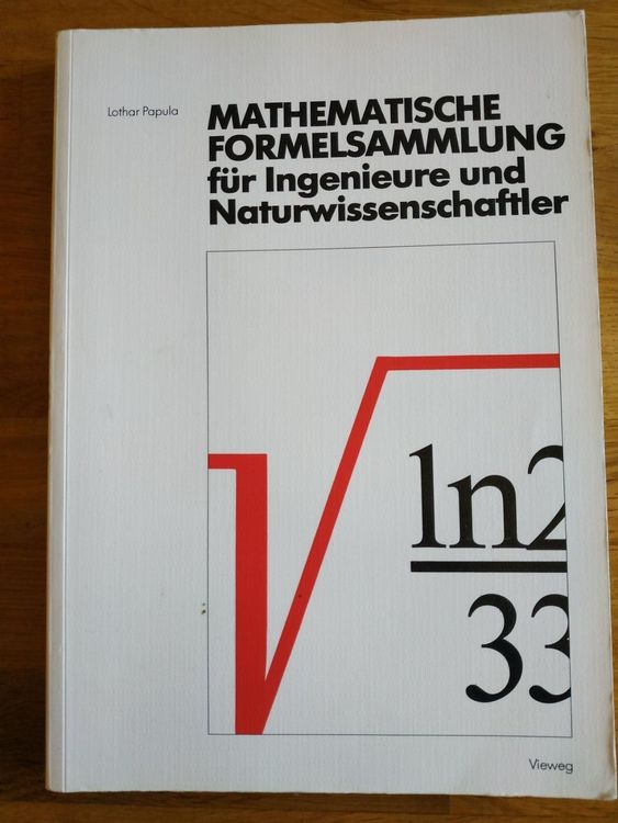 Mathematische Formelsammlung Für Ingenieure Und... | Kaufen Auf Ricardo