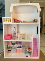 Puppenhaus aus Holz weiss mit drei Etagen, guter Zustand
