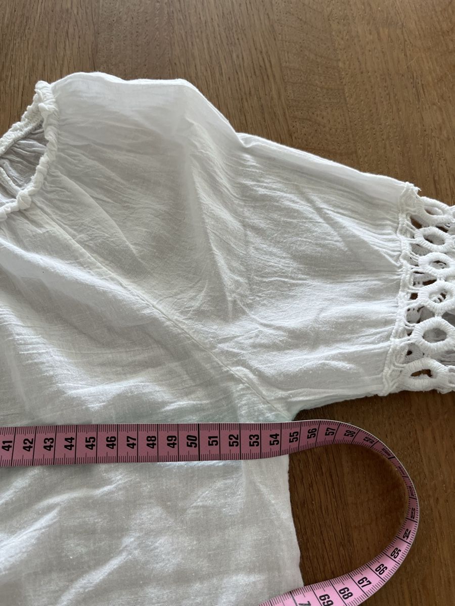 Camicette: Chicoree Bluse weiss ca. L – Usato da Herrenschwanden venduto da Kamel1 3