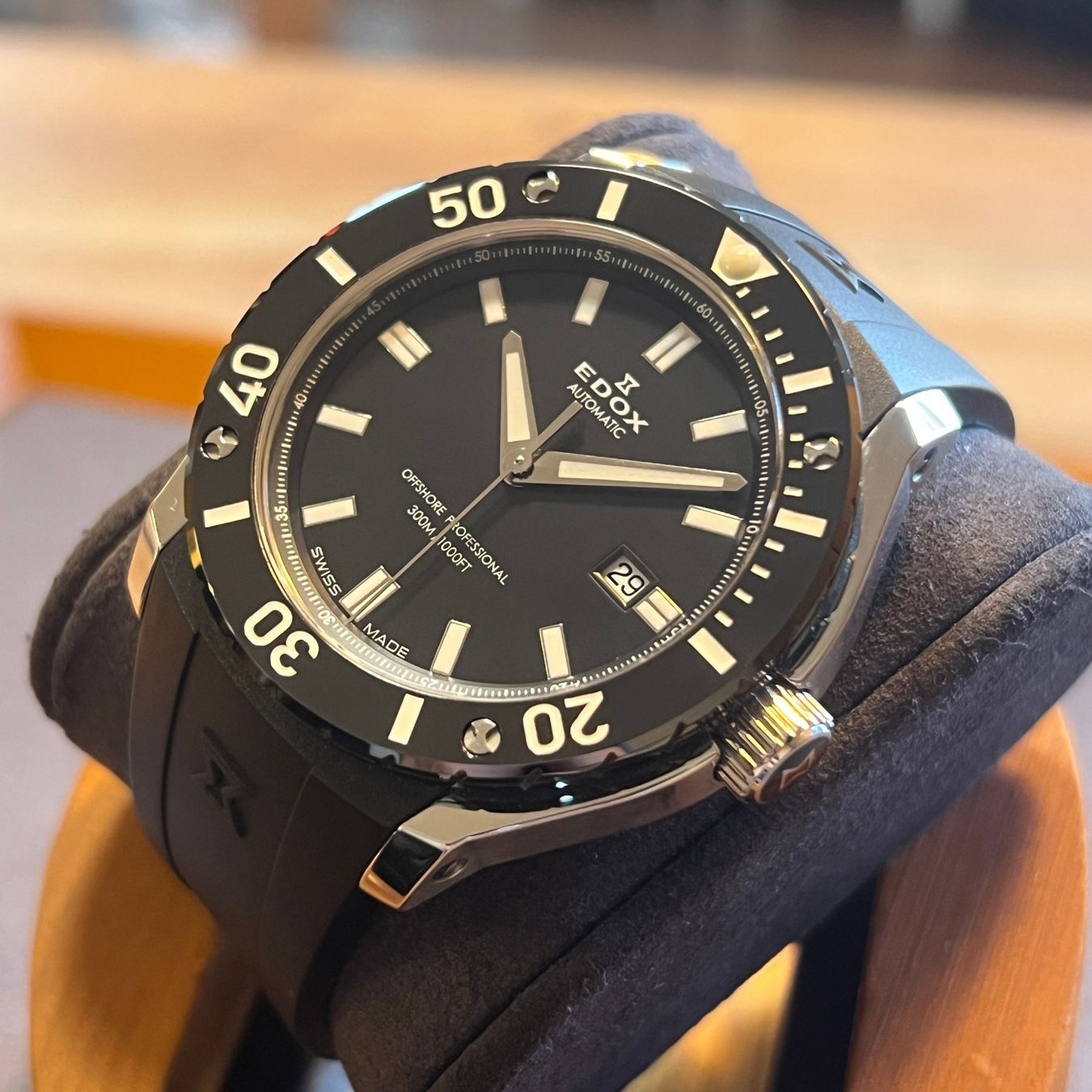 Edox Orologi: Edox Offshore Pro Class-1 Automatic Date 80088-3-NIN – Usato da Carouge GE venduto da Watchaser 8
