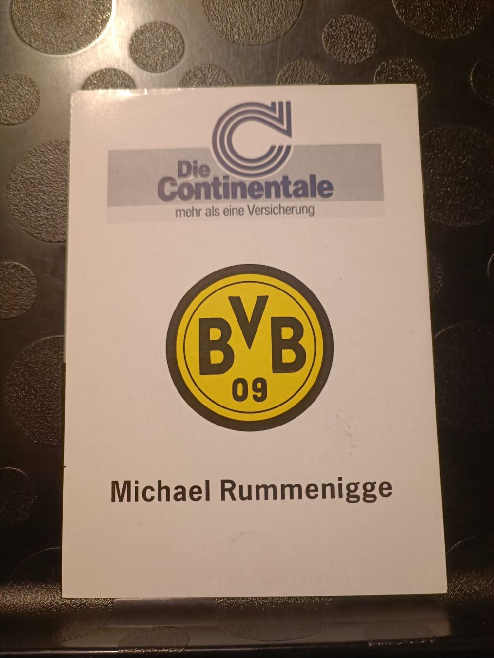 Autografi: Michael Rummenigge - BVB - Borussia Dortmund - Handsigniert – Usato da Menziken venduto da Artographs 1