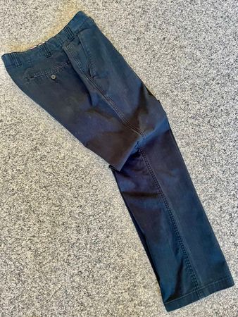 Herren Hose, Comfort Cotton/Elastan,  marine Gr.M/50