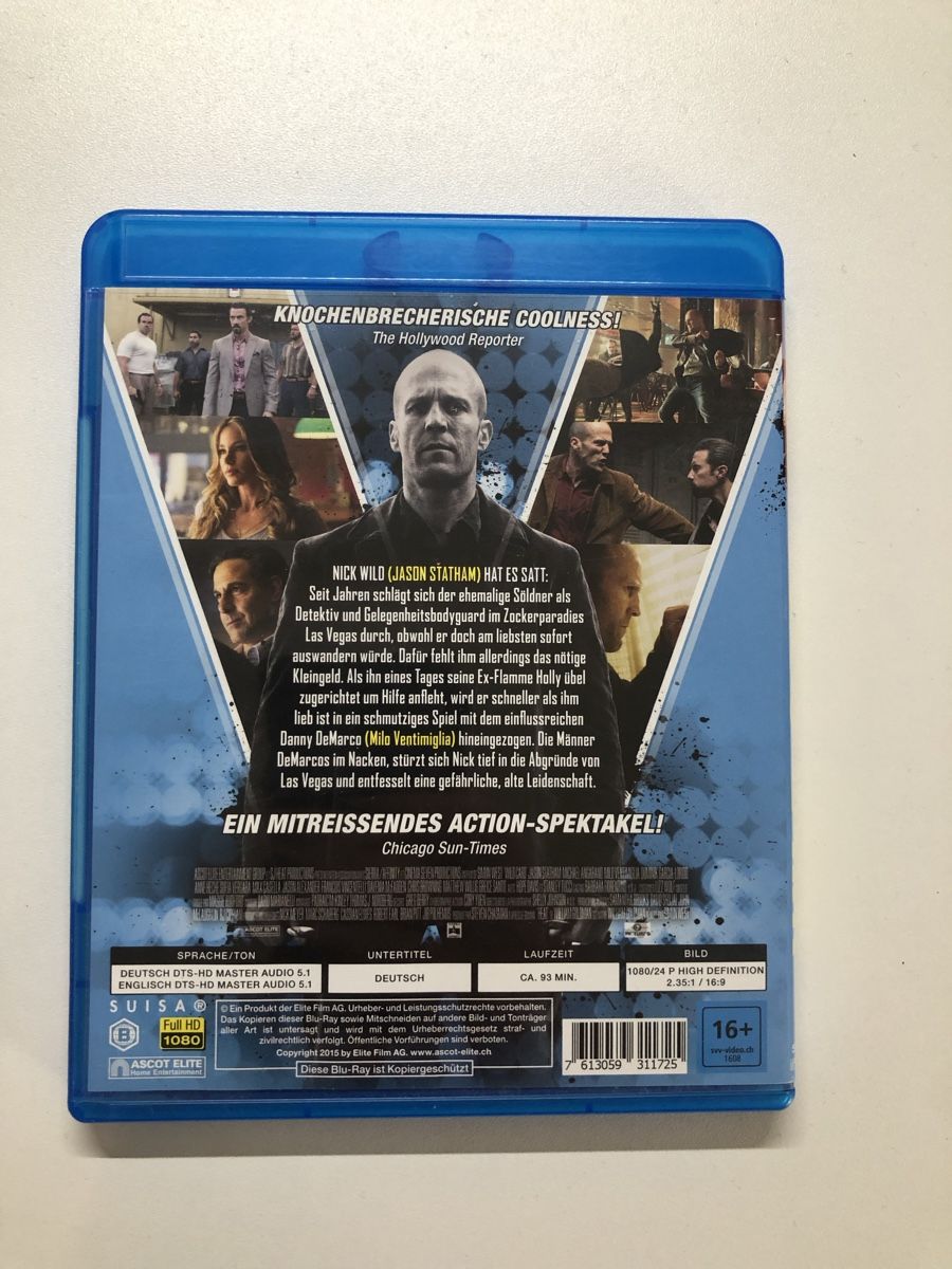 Tutti i DVDs: Wild Card Blu-ray Jason Statham Action Thriller – Usato da Stein AG venduto da isi_R35 1