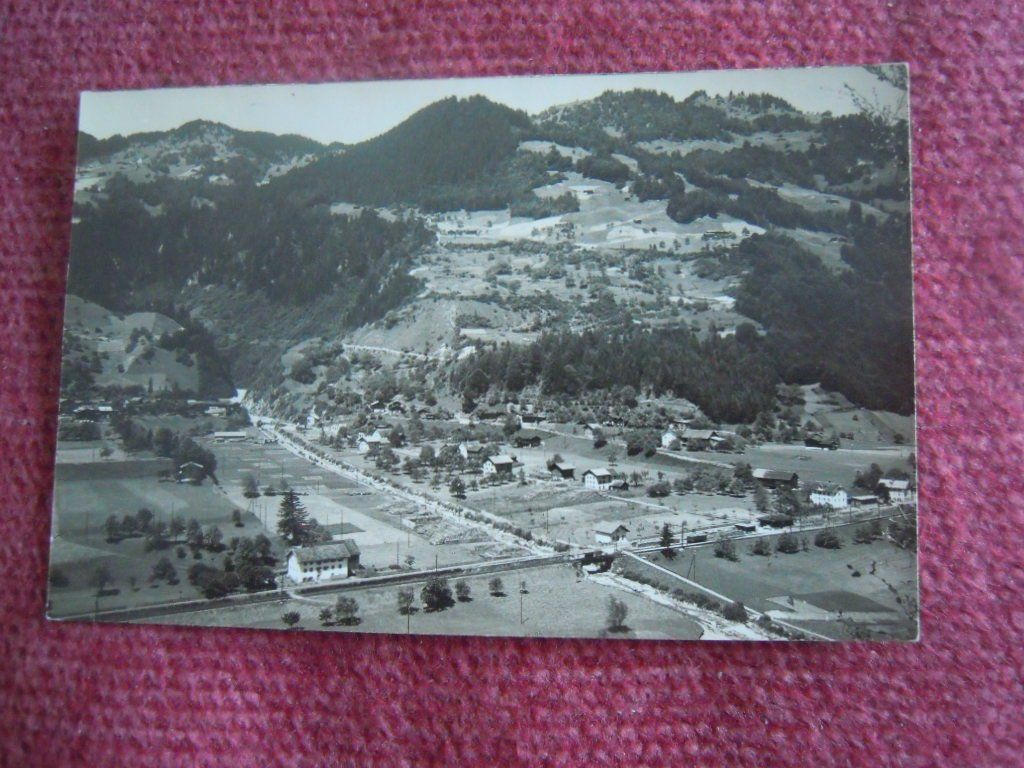 Ansichtskarten: Ansichtskarte Furna Station mit Bahnhof – Gebraucht aus Landquart von hennachebia