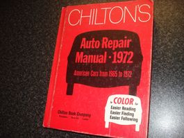 Reparaturanleitung 1972 US Cars aller Marken 65 bis 1972
