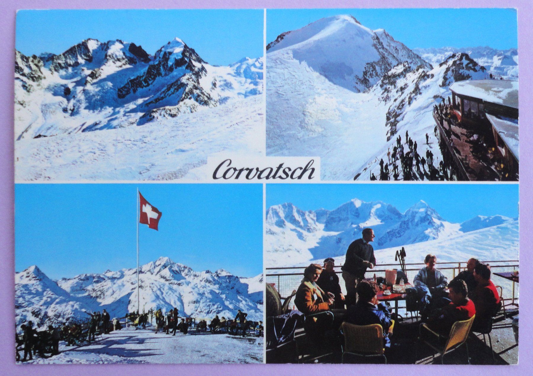 Cartoline postali: Piz Corvatsch 3453 m ü.M. – Usato da Fétigny venduto da Billy2miny