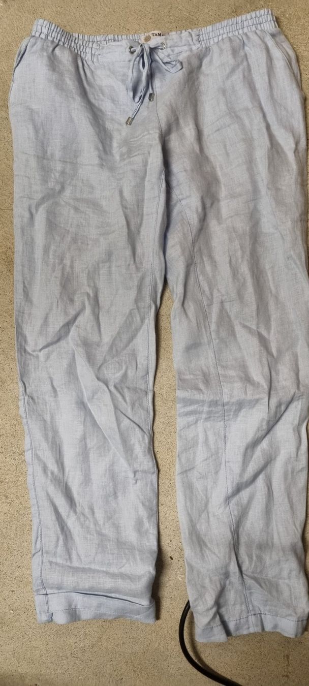 Pantaloni: Leinensommerhose Gr.S hellblau – Usato da Embrach venduto da Valday