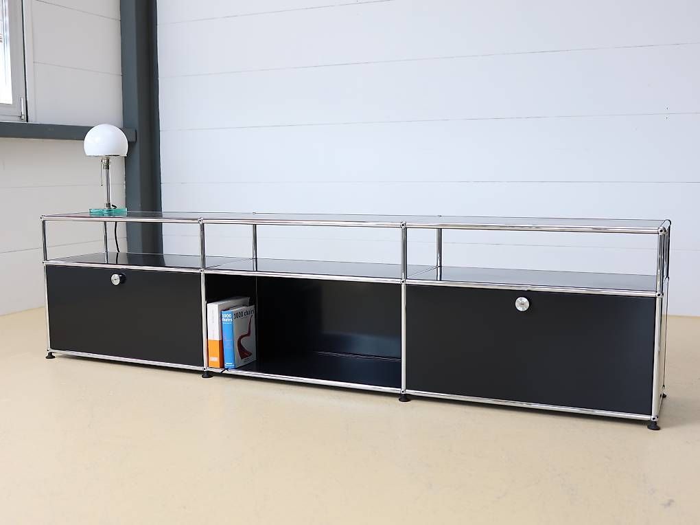 USM Cassettiere: USM Haller Lowboard in Graphitschwarz – Usato da Meinisberg venduto da atelier_TILIJA 2