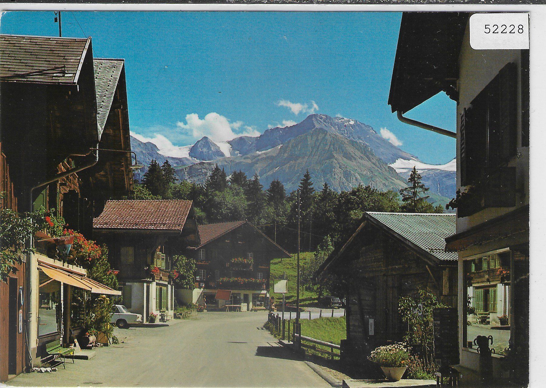 Cartoline postali: Lauenen - Dorfpartie – Usato da Ettingen venduto da Kartenplanet