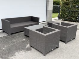 Rattanlounge 5-Teilig