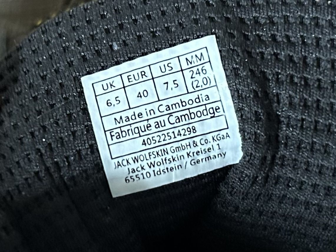 Jack Wolfskin Scarpe da uomo: Schöne Jack Wolfskin Wanderschuhe Gr. 40 – Usato da Uster venduto da Philzh 5