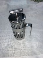Alessi Pressfilter 3 Tassen Kaffeebereiter Glas Edelstahl
