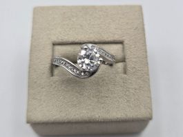 Ring Silber 925 Zirkonia Gr. 52