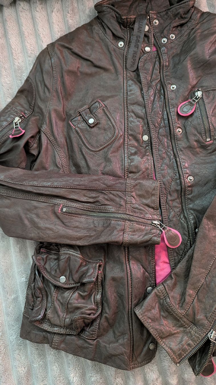 Giacche: Erstes Leder. Jacke Gr.ca.36. Neu.  – Nuovo (secondo la descrizione) da Winterthur venduto da losa_p966 1