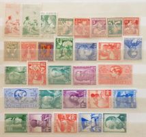 PRO JUVENTUTE: Des timbres neufs */(*) des ans 1912 à 1940