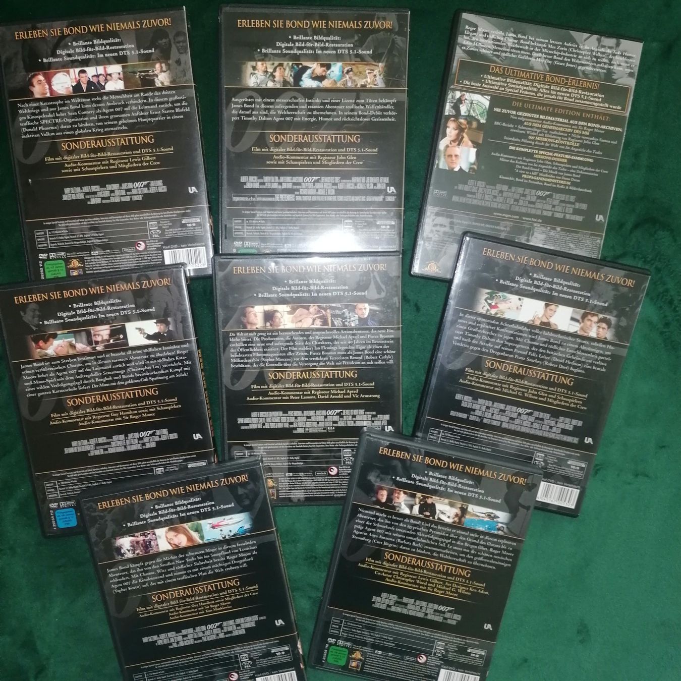 Alle DVDs: James Bond 007 -Collection  9 -DVDs – Gebraucht aus Zürich von  1