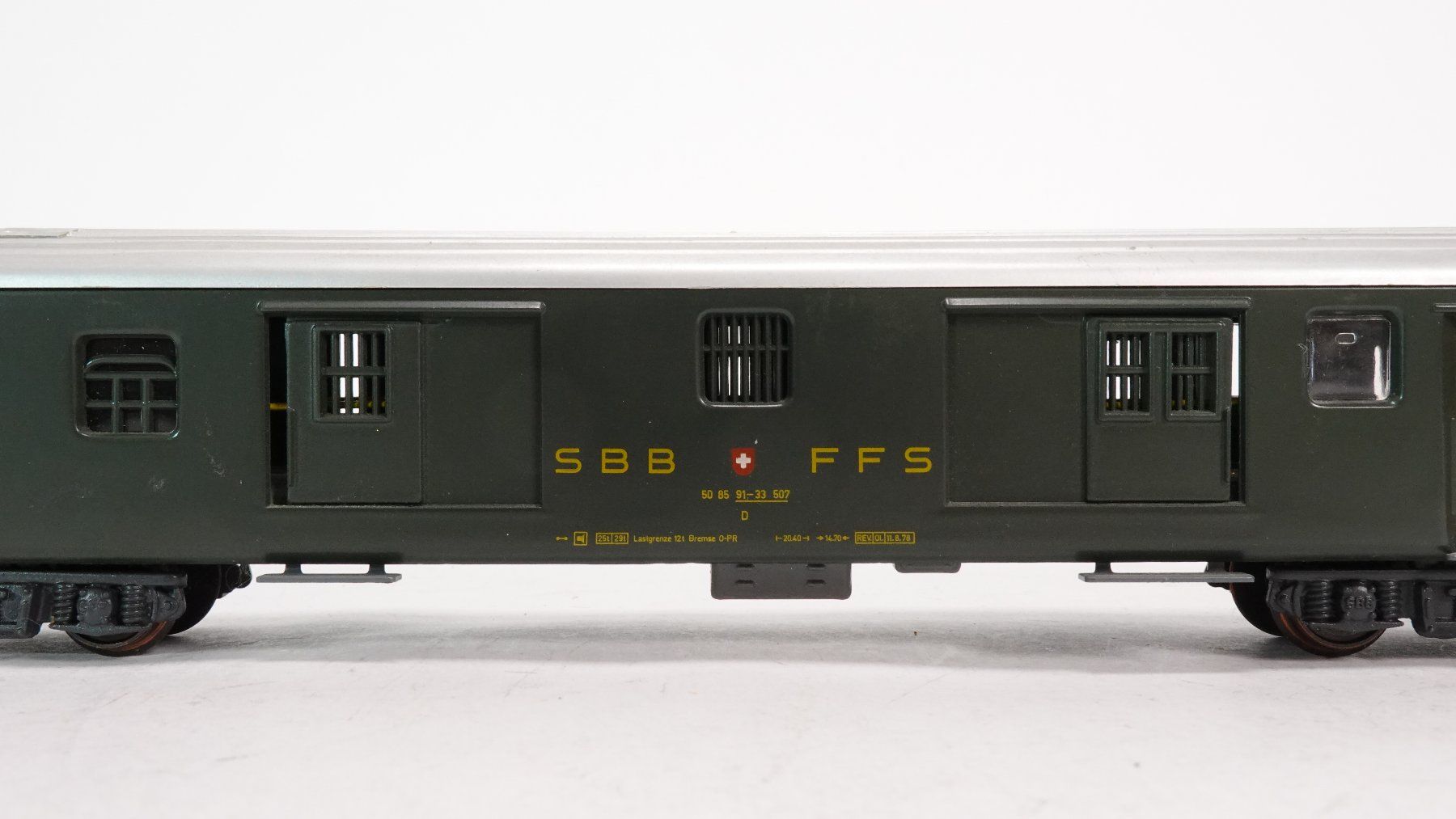 Hag Modelleisenbahnen: e60 HAG SBB Gepäckwagen grün – Gebraucht aus Thun von evinka_gmbh 9