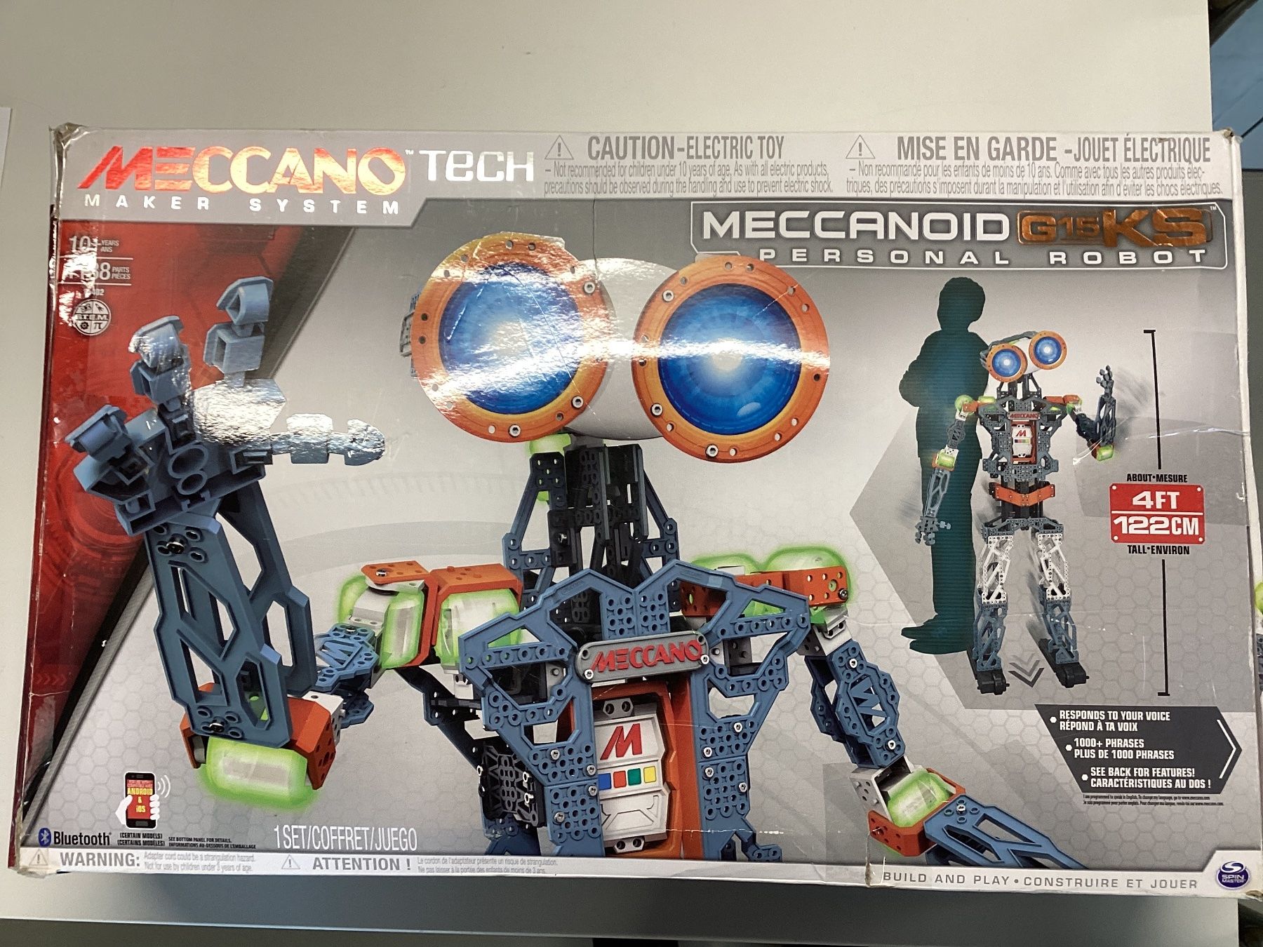 Meccano Spielzeuge: Meccano Meccanoid G15KS Tech Maker System Set–Wiitergäh – Gebraucht aus Zug von GGZatWork