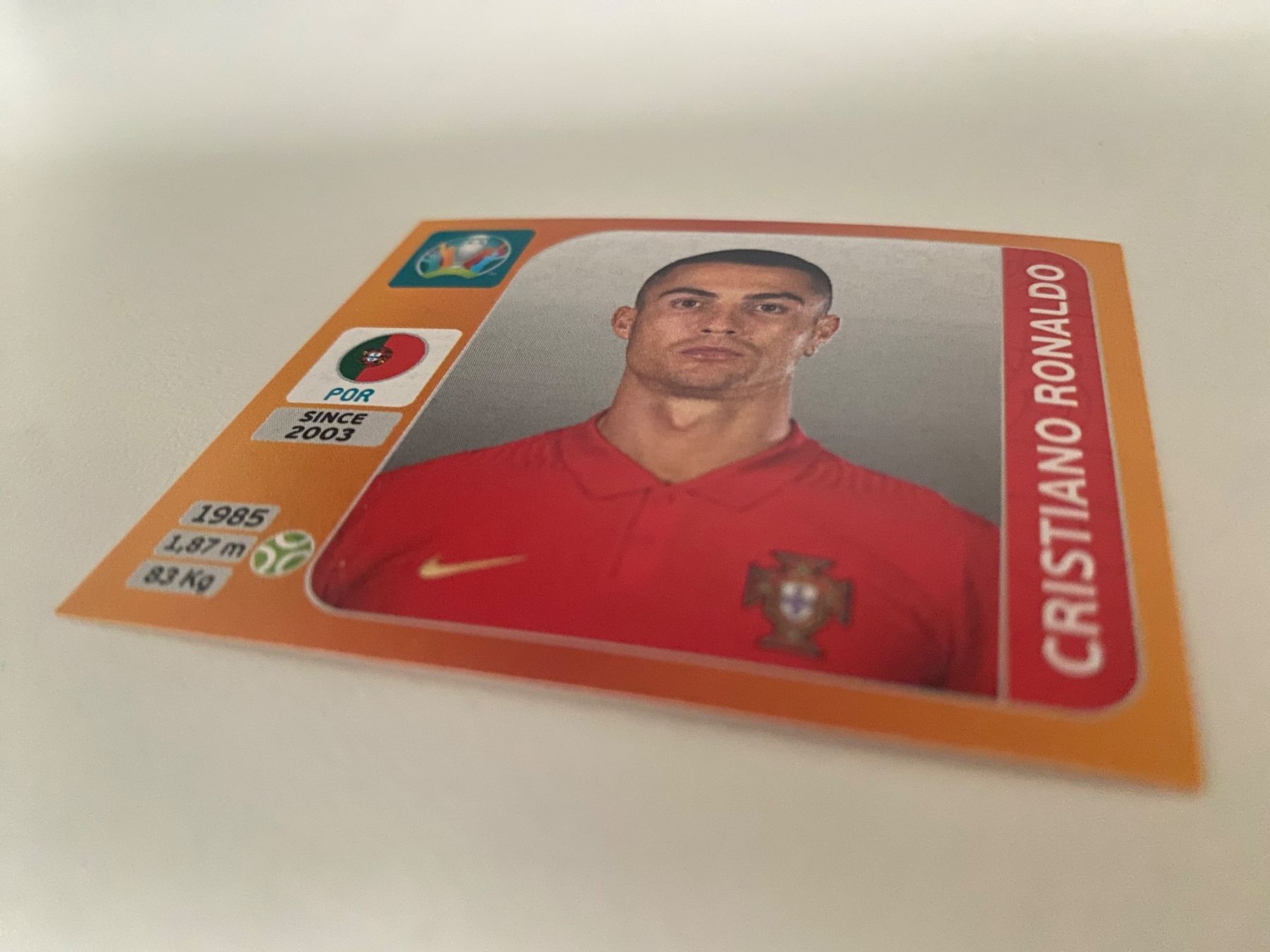 Panini Carte collezionabili: Panini Bild Ronaldo CR7 UEFA Euro 2020. Seltene Version – Usato da Hergiswil LU venduto da FcMalkov 1
