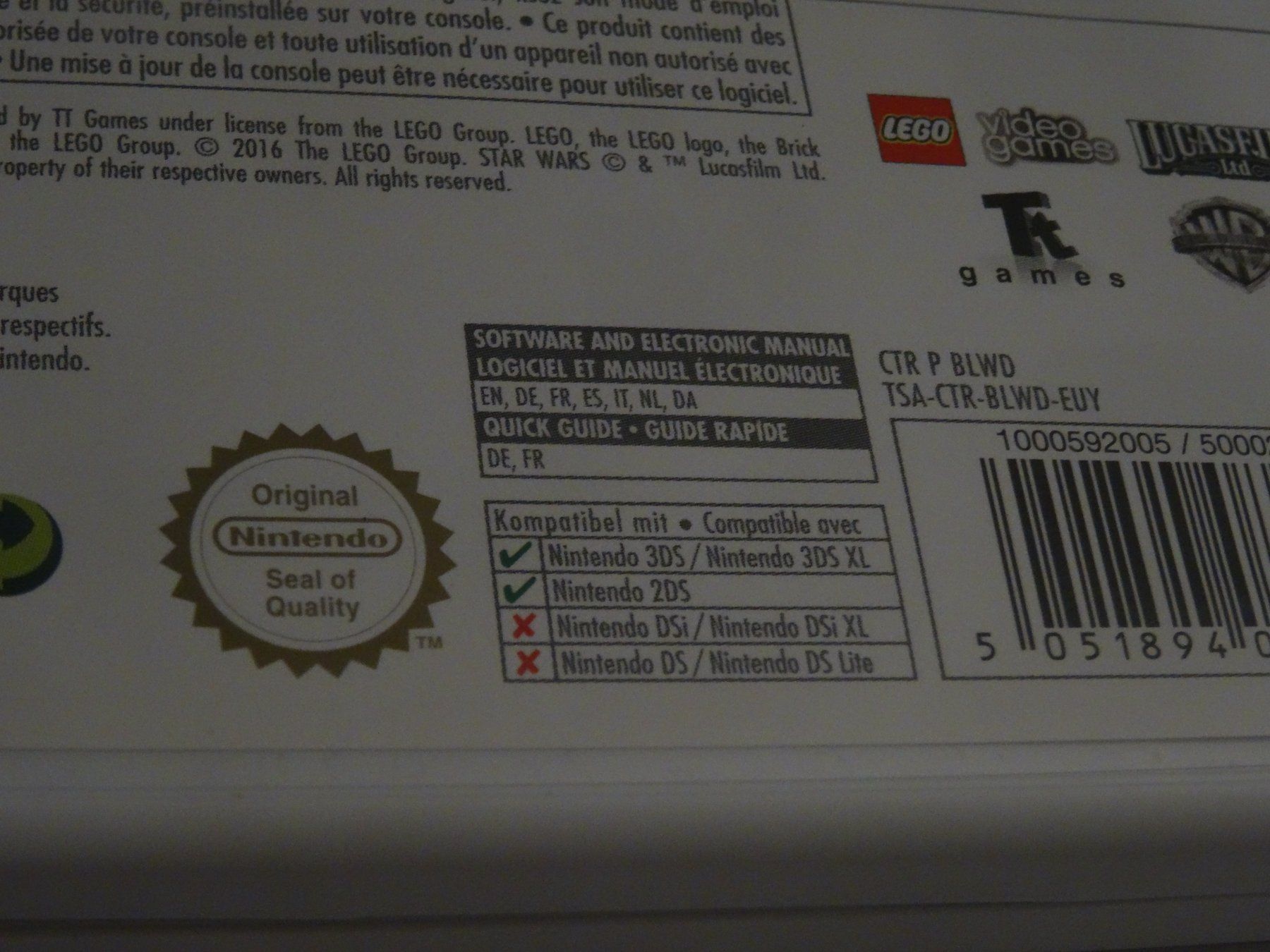 Nintendo Giochi: Lego Star Wars The Force Awakens 3DS – Usato da Olten venduto da Disc-Ausverkauf 3