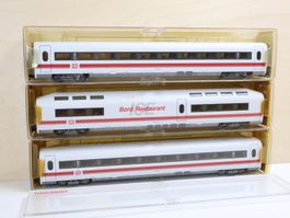 Fleischmann 3 x ICE Personenwage H0 4441/4444/4445