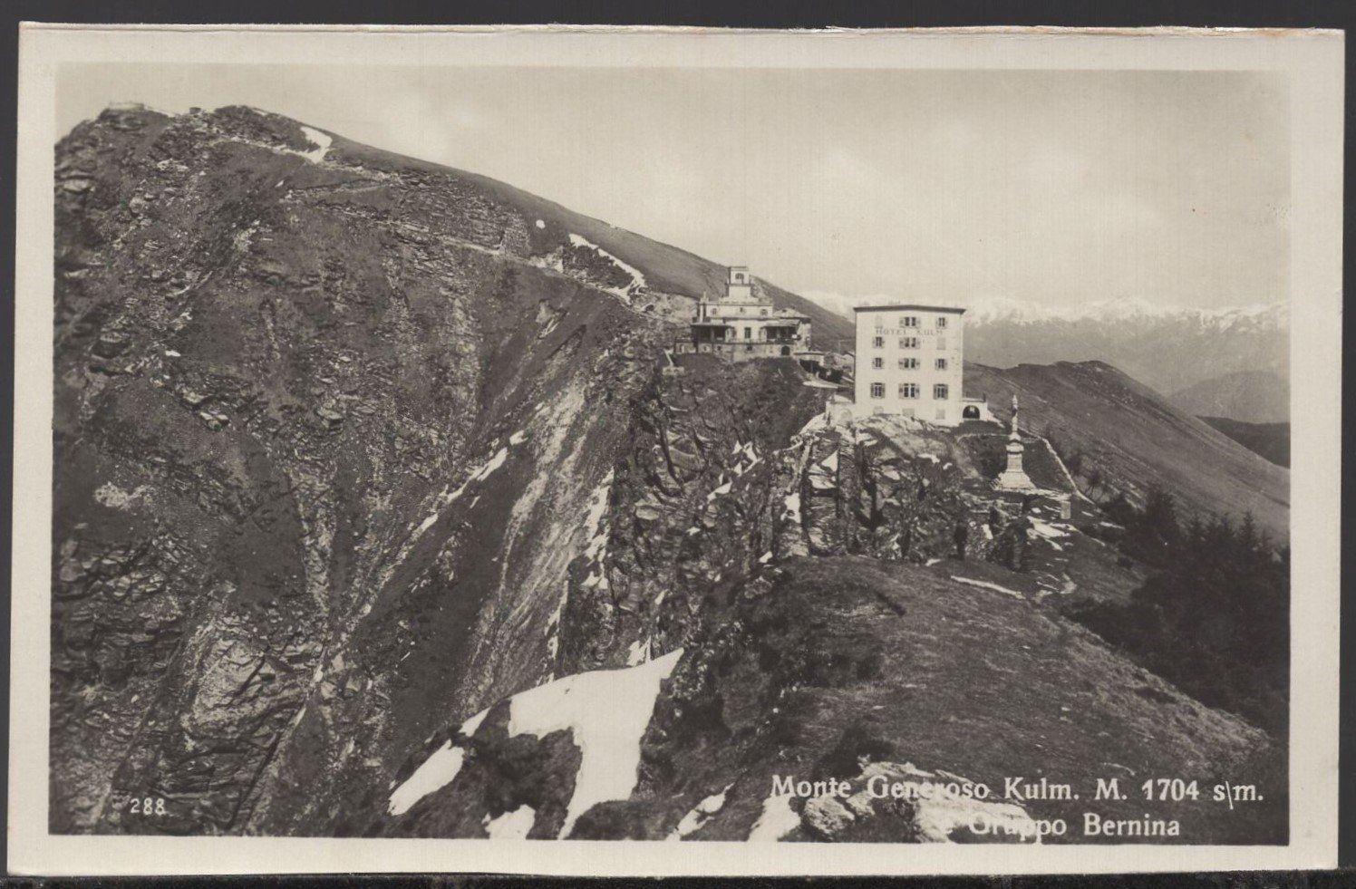 Ansichtskarten: Monte Generoso, Kulm Hotels – Gebraucht aus Aarau von kufi44