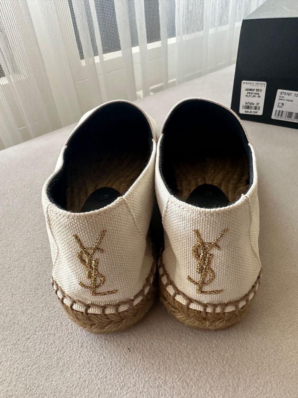 Saint Laurent Damenschuhe: Neue YSL Schuhe / Espadrilles Grösse 37 – Neu und originalverpackt aus Cham von CBirinci 3